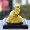 Tượng Mèo phong thủy mạ vàng 24K